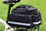 Darrahopens Sports & Fitness > Bikes & Accessories > Bicycle Bags Bicycle Rear Chair Bag Bike Rack Bag Cycle Luggage Carrier Trunk Bag with Rain Cover