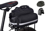 Darrahopens Sports & Fitness > Bikes & Accessories > Bicycle Bags Bicycle Rear Chair Bag Bike Rack Bag Cycle Luggage Carrier Trunk Bag with Rain Cover