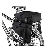 Bicycle Rear Rack Bag Set - Durable & Spacious Cycling Storage-black In Australia - Darrahopens