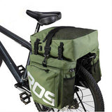 Bicycle Rear Rack Bag Set - Durable & Spacious Cycling Storage-black In Australia - Darrahopens