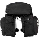 Bicycle Rear Rack Bag Set - Durable & Spacious Cycling Storage-black In Australia - Darrahopens