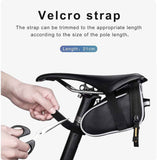 Darrahopens Sports & Fitness > Bikes & Accessories > Bicycle Bags Bicycle Saddle Bag MTB Repair Tool Pouch with Reflective Trim Black In Australia - Darrahopens