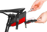 Darrahopens Sports & Fitness > Bikes & Accessories > Bicycle Bags Bike Saddle Bag -Red