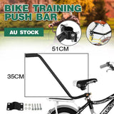 Darrahopens Sports & Fitness > Bikes & Accessories > Bicycle Bags Bike Training Push Handle Bar for Balance Bike with Seat Post Mount