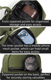 Darrahopens Sports & Fitness > Bikes & Accessories > Bicycle Bags Camouflage Outdoor Tactical Water Bottle Chest Bag - High-Capacity Phone Pouch with Expansion System for Cycling Camping and Fishing