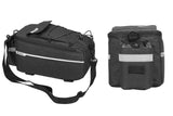 Darrahopens Sports & Fitness > Bikes & Accessories > Bicycle Bags Cycling Rear Rack Water-resistant Storage Bottle Luggage Bag Bike Rear Pannier Bag - Black