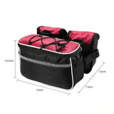 Darrahopens Sports & Fitness > Bikes & Accessories > Bicycle Bags Detachable Bicycle Front Frame Tube Crossbody Storage Bag Black
