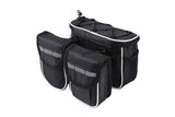 Darrahopens Sports & Fitness > Bikes & Accessories > Bicycle Bags Detachable Bicycle Front Frame Tube Crossbody Storage Bag Black