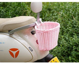 Darrahopens Sports & Fitness > Bikes & Accessories > Bicycle Bags Front bike basket - front and rear bike baskets - rear motorcycle basket - backpack storage - pink