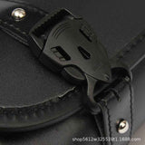 Darrahopens Sports & Fitness > Bikes & Accessories > Bicycle Bags Motorcycle Handlebar Bag,Car Accessories Motorcycle Tool Bag,Pu Leather Motorcycles Fork Bag,Autobikes Side Bag with Straps,Motorcycles Bag,Autobike Storage Bag,Suitable for Most Autobike