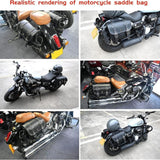 Darrahopens Sports & Fitness > Bikes & Accessories > Bicycle Bags motorcycle side bags, water bottle bag, PU leather, combination lock, motorcycle accessories, durable side bags, secure storage, Australian market