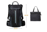 Darrahopens Sports & Fitness > Bikes & Accessories > Bicycle Bags Small Daypack 10L Waterproof Bicycle Bag Backpack Ultralight Bike Water Bag for Women Men - Black