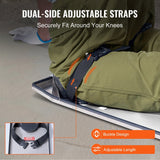 Darrahopens Sports & Fitness > Bikes & Accessories > Bicycle Bags VEVOR Concrete Knee Boards Stainless Steel, 30'' x 8'' Concrete Sliders, Knee Boards For Concrete, Concrete Knee Pads Moving Sliders, with Knee Pads & Board Straps for Cement and Concrete Finishing