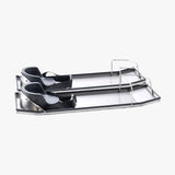 Darrahopens Sports & Fitness > Bikes & Accessories > Bicycle Bags VEVOR Concrete Knee Boards Stainless Steel, 30'' x 8'' Concrete Sliders, Knee Boards For Concrete, Concrete Knee Pads Moving Sliders, with Knee Pads & Board Straps for Cement and Concrete Finishing