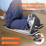 Darrahopens Sports & Fitness > Bikes & Accessories > Bicycle Bags VEVOR Concrete Knee Boards Stainless Steel, 30'' x 8'' Concrete Sliders, Knee Boards For Concrete, Concrete Knee Pads Moving Sliders, with Knee Pads & Board Straps for Cement and Concrete Finishing
