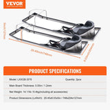 Darrahopens Sports & Fitness > Bikes & Accessories > Bicycle Bags VEVOR Concrete Knee Boards Stainless Steel, 30'' x 8'' Concrete Sliders, Knee Boards For Concrete, Concrete Knee Pads Moving Sliders, with Knee Pads & Board Straps for Cement and Concrete Finishing