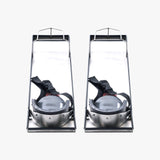Darrahopens Sports & Fitness > Bikes & Accessories > Bicycle Bags VEVOR Concrete Knee Boards Stainless Steel, 30'' x 8'' Concrete Sliders, Knee Boards For Concrete, Concrete Knee Pads Moving Sliders, with Knee Pads & Board Straps for Cement and Concrete Finishing