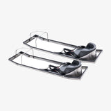 Darrahopens Sports & Fitness > Bikes & Accessories > Bicycle Bags VEVOR Concrete Knee Boards Stainless Steel, 30'' x 8'' Concrete Sliders, Knee Boards For Concrete, Concrete Knee Pads Moving Sliders, with Knee Pads & Board Straps for Cement and Concrete Finishing