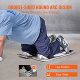 Darrahopens Sports & Fitness > Bikes & Accessories > Bicycle Bags VEVOR Concrete Knee Boards Stainless Steel, 30'' x 8'' Concrete Sliders, Knee Boards For Concrete, Concrete Knee Pads Moving Sliders, with Knee Pads & Board Straps for Cement and Concrete Finishing