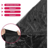 Darrahopens Sports & Fitness > Bikes & Accessories > Bicycle Bags Waterproof 210D Oxford Bicycle Cover for 2 Bikes with Lock Holes, Windproof Storage Bag for Outdoor Bicycles, Compatible with 56Vingt
