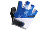 Darrahopens Sports & Fitness > Bikes & Accessories > Bicycle Gloves 1 Pair Cycling Half Finger Bike Gloves With Anti Slip Pad For Unisex - Blue & XL