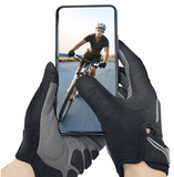 Darrahopens Sports & Fitness > Bikes & Accessories > Bicycle Gloves L Blue Unisex Full-Finger Cycling Gloves - Padded Shock-Absorbing & Anti-Slip Grip for MTB & Road Biking