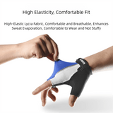 Darrahopens Sports & Fitness > Bikes & Accessories > Bicycle Gloves Size M Black Padded Half-Finger Cycling Gloves - Breathable Shock-Absorbing Workout Gloves for Gym & Fitness