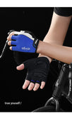 Darrahopens Sports & Fitness > Bikes & Accessories > Bicycle Gloves Size XL Red Padded Half-Finger Cycling Gloves - Breathable Shock-Absorbing Workout Gloves for Gym & Fitness