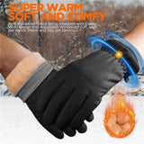Darrahopens Sports & Fitness > Bikes & Accessories > Bicycle Gloves Waterproof Warm Gloves Women Men with Touchscreen Fingers, Ski Snow Windproof for Cold Weather Thermal, for Running Hiking Driving Cycling Outdoor （black,26.5*11cm）