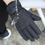 Darrahopens Sports & Fitness > Bikes & Accessories > Bicycle Gloves Winter cycling gloves - Men's gloves (1 pair) - Winter gloves - Cycling gloves - Warm and insulated - Waterproof - Outdoor ski gloves - Black