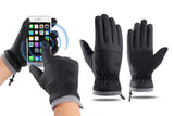 Darrahopens Sports & Fitness > Bikes & Accessories > Bicycle Gloves Winter Water Repellent Ski Snow Warm Gloves with Touchscreen Fingers - Black