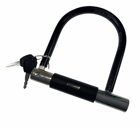 Darrahopens Sports & Fitness > Bikes & Accessories Bicycle Hardware U Lock Heavy Duty Keyed Bike Long Shackle Scooter Strong
