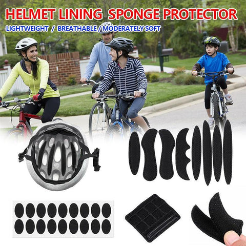 Darrahopens Sports & Fitness > Bikes & Accessories > Bicycle Helmets 9 X Universal Bicycle Bike Cycling Helmet Padding Kit Replacement Foam Pads Set
