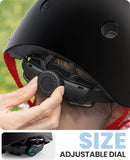 Darrahopens Sports & Fitness > Bikes & Accessories > Bicycle Helmets OutdoorMaster Youth & Kids Bike Helmet - Adjustable Multi-Sports Skateboard Helmet with Removable Liners for Balance Bike, Toddler Scooter, One Wheel Hoverboard-Black Red-Large