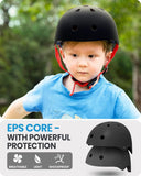 Darrahopens Sports & Fitness > Bikes & Accessories > Bicycle Helmets OutdoorMaster Youth & Kids Bike Helmet - Adjustable Multi-Sports Skateboard Helmet with Removable Liners for Balance Bike, Toddler Scooter, One Wheel Hoverboard-Black Red-Small