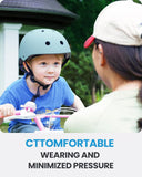 Darrahopens Sports & Fitness > Bikes & Accessories > Bicycle Helmets OutdoorMaster Youth & Kids Bike Helmet - Adjustable Multi-Sports Skateboard Helmet with Removable Liners for Balance Bike, Toddler Scooter, One Wheel Hoverboard-Mint Green-Medium