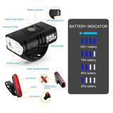 Darrahopens Sports & Fitness > Bikes & Accessories > Bicycle Parts 1 pack of bicycle lights | front and rear lights, 4 modes, USB charging, super bright LED night riding lights, handlebar mount, not waterproof, suitable for road/mountain bikes