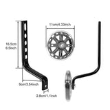 Darrahopens Sports & Fitness > Bikes & Accessories > Bicycle Parts 12–20 Inch Bike Training Wheels Flashing PVC Silent Stabilizer Auxiliary Support - Red