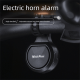 Darrahopens Sports & Fitness > Bikes & Accessories > Bicycle Parts 130dB Electric Bike Horn with Anti-Theft Alarm Electronic Bicycle Bell USB Rechargeable Waterproof Adjustable Volume Vibration Sensor for MTB Road Scooter Black