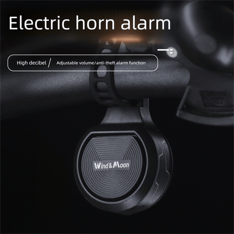 Darrahopens Sports & Fitness > Bikes & Accessories > Bicycle Parts 130dB Electric Bike Horn with Anti-Theft Alarm Electronic Bicycle Bell USB Rechargeable Waterproof Adjustable Volume Vibration Sensor for MTB Road Scooter Black