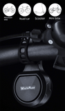 Darrahopens Sports & Fitness > Bikes & Accessories > Bicycle Parts 130dB Electric Bike Horn with Anti-Theft Alarm Electronic Bicycle Bell USB Rechargeable Waterproof Adjustable Volume Vibration Sensor for MTB Road Scooter Black