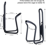 Darrahopens Sports & Fitness > Bikes & Accessories > Bicycle Parts 1Pack Lightweight Aluminum Alloy Cycling Bicycle Water Bottle Cage Holder Bracket for Outdoor Activities (Black), Bike Accessories