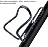 Darrahopens Sports & Fitness > Bikes & Accessories > Bicycle Parts 1Pack Lightweight Aluminum Alloy Cycling Bicycle Water Bottle Cage Holder Bracket for Outdoor Activities (Black), Bike Accessories