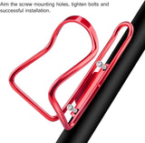 Darrahopens Sports & Fitness > Bikes & Accessories > Bicycle Parts 1Pack Lightweight Aluminum Alloy Cycling Bicycle Water Bottle Cage Holder Bracket for Outdoor Activities (Red), Bike Accessories