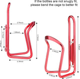 Darrahopens Sports & Fitness > Bikes & Accessories > Bicycle Parts 1Pack Lightweight Aluminum Alloy Cycling Bicycle Water Bottle Cage Holder Bracket for Outdoor Activities (Red), Bike Accessories