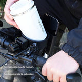 Darrahopens Sports & Fitness > Bikes & Accessories > Bicycle Parts 2-in-1 Bicycle Water Bottle and Phone Holder - Water Bottle Holder - Phone Stand - 360° Rotatable Water Bottle Holder - Black