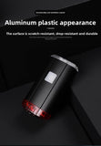 Darrahopens Sports & Fitness > Bikes & Accessories > Bicycle Parts 2 PCS USB Rechargeable Mini Bike Lights - Aluminium LED Front & Rear Safety Lamp Set - 150 Lumen High Brightness Flashlight for Helmet & Handlebar - IPX8 Waterproof - Black
