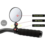 Darrahopens Sports & Fitness > Bikes & Accessories > Bicycle Parts 2PCS 360 Degree Bicycle Rearview Mirror Handlebar Mount Adjustable