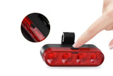 Darrahopens Sports & Fitness > Bikes & Accessories > Bicycle Parts 2Pcs Bike Tail Light 4 Modes Bike Rear Light Waterproof Bicycle Taillight-Red