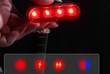 Darrahopens Sports & Fitness > Bikes & Accessories > Bicycle Parts 2Pcs Bike Tail Light 4 Modes Bike Rear Light Waterproof Bicycle Taillight-Red